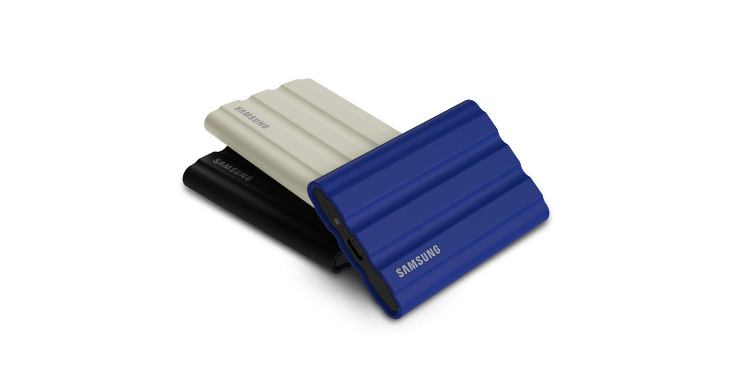 Samsung esitteli uuden helposti mukana kannettavan SSD T7 Shield -kiintolevyn